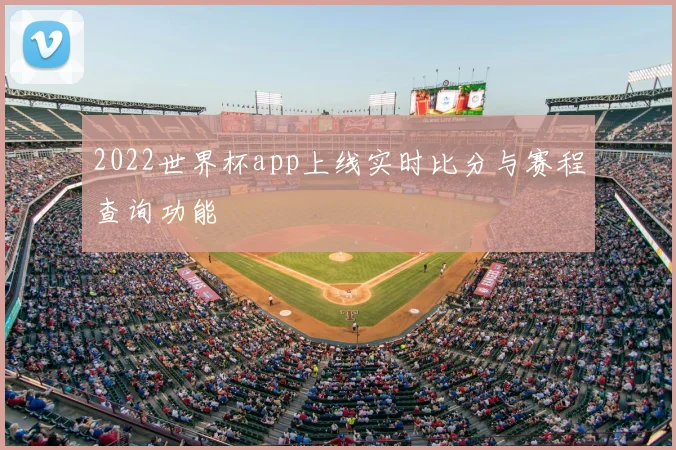 2022世界杯app上线实时比分与赛程查询功能
